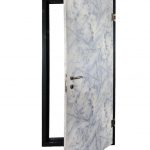 درب فلزی اداری طرح سنگ