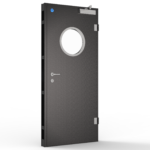 درب تک لنگه شیشه خور گرد